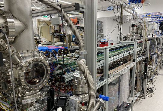 Moving Magnetic Trap experimental setup