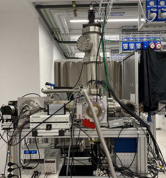 Electron-Ion Coincidence VMI experimental setup